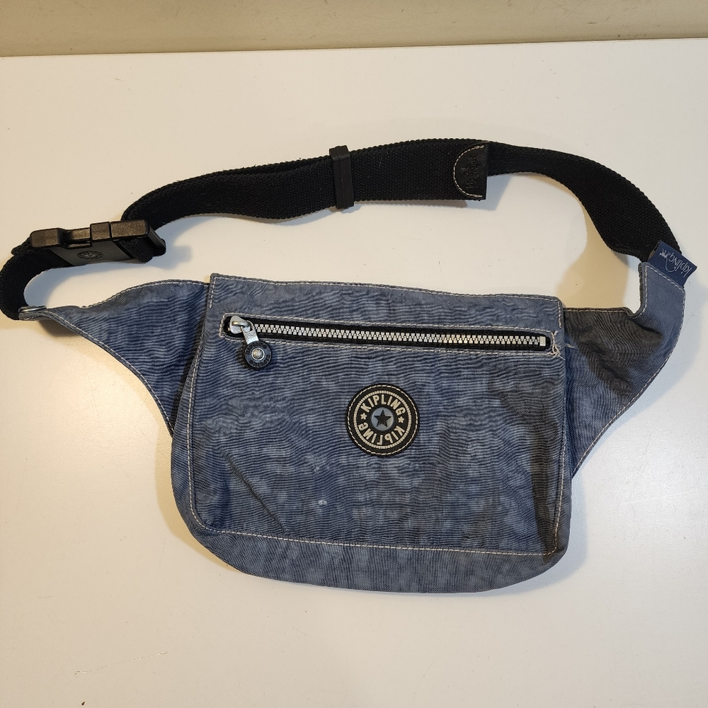 Kipling Denim Blue Waist Pack